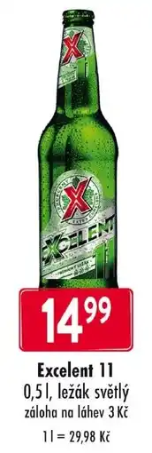 Qanto Excelent 11, ležák světlý nabídka