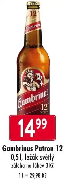 Qanto Gambrinus Patron 12 nabídka