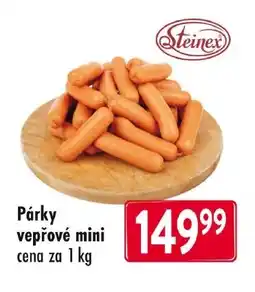 Qanto Párky vepřové mini nabídka