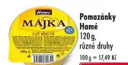 Qanto Pomazánky Hamé nabídka