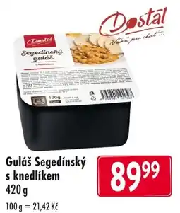 Qanto Guláš Segedínský s knedlíkem nabídka