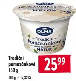 Qanto Olma Tradiční pomazánkové nabídka