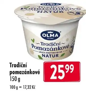 Qanto Olma Tradiční pomazánkové nabídka