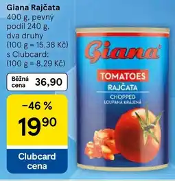 Tesco Giana Rajčata nabídka