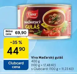 Tesco Viva Maďarský guláš nabídka