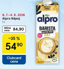 Tesco Alpro Nápoj nabídka