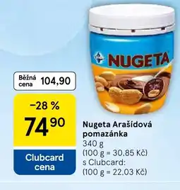 Tesco Nugeta Arašídová pomazánka nabídka