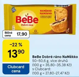 Tesco BeBe Dobré ráno NaMěkko nabídka