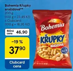 Tesco Bohemia Křupky arašídové nabídka