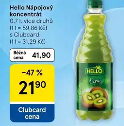 Tesco Hello Nápojový koncentrát nabídka