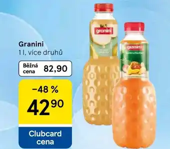 Tesco Granini nabídka
