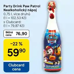 Tesco Party Drink Paw Patrol Nealkoholický nápoj nabídka