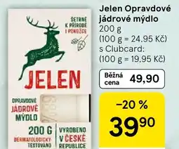 Tesco Jelen Opravdové jádrové mýdlo nabídka