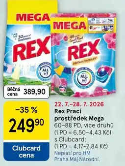 Tesco Rex Praci prostředek Mega nabídka