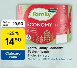 Tesco Tento Family Economy Toaletní papír nabídka