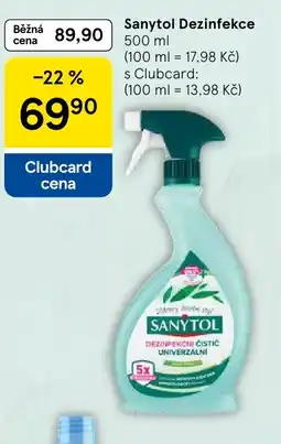 Tesco Sanytol Dezinfekce nabídka