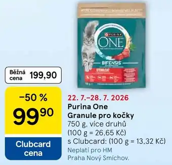 Tesco Purina One Granule pro kočky nabídka