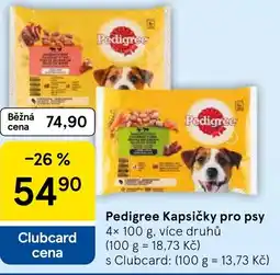 Tesco Pedigree Kapsičky pro psy nabídka