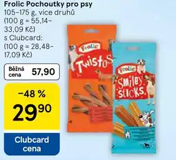 Tesco Frolic Pochoutky pro psy nabídka