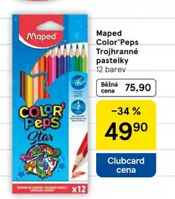 Tesco Maped Color'Peps Trojhranné pastelky nabídka