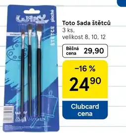 Tesco Toto Sada štětců nabídka