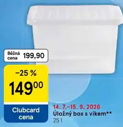 Tesco Úložný box s víkem nabídka