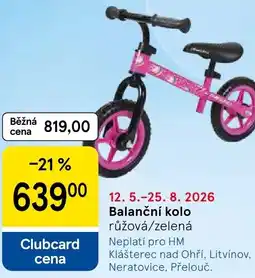 Tesco Balanční kolo nabídka