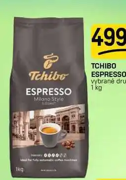 Flop Tchibo Espresso 1kg, vybrané druhy nabídka