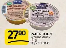 Flop PATÉ NEKTON vybrané druhy nabídka