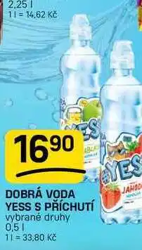 Flop DOBRÁ VODA YESS S PŘÍCHUTÍ nabídka