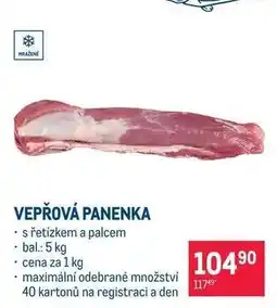 Makro Vepřová panenka nabídka