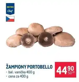 Makro Žampiony Portobello nabídka
