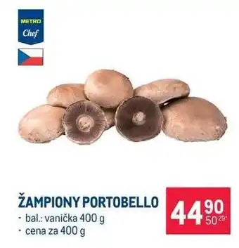 Žampiony Portobello