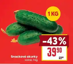 Billa Snackové okurky nabídka