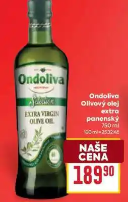Billa Ondoliva Olivový olej extra panenský nabídka