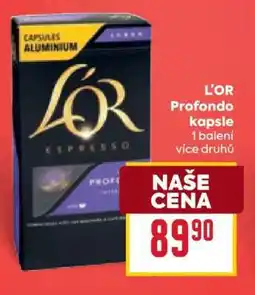 Billa L'OR Profondo kapsle nabídka