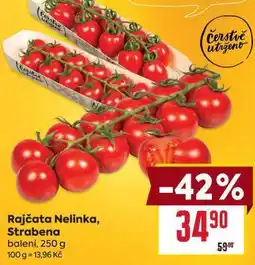 Billa Rajčata Nelinka, Strabena nabídka