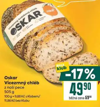 Billa Oskar Vícezrnný chléb nabídka