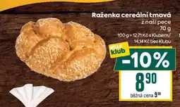 Billa Raženka cereální tmavá nabídka