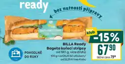 Billa BILLA Ready Bageta kuřecí stripsy nabídka