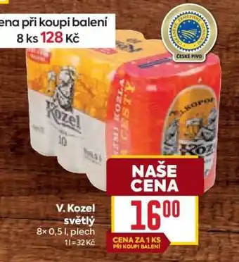 Billa V. Kozel světlý nabídka