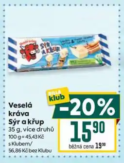 Billa Veselá kráva Sýr a Křup nabídka