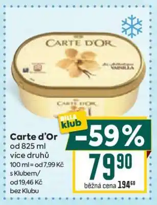 Billa Carte d’Or nabídka
