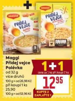 Billa Maggi Přidej vejce polévka nabídka