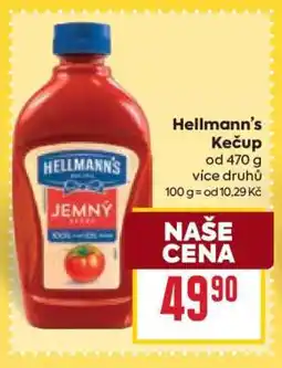 Billa Hellmann’s kečup nabídka