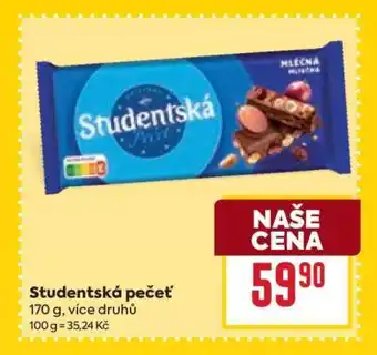 Billa Studentská pečeť nabídka