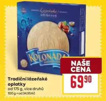Billa Tradiční lázeňské oplatky nabídka
