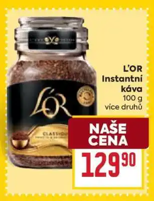 Billa L'OR Instantní káva nabídka