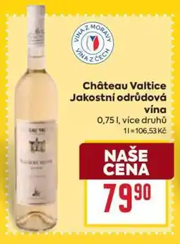 Billa Château Valtice jakostní odrůdová vína nabídka