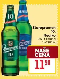 Billa Staropramen 10, Nealko nabídka